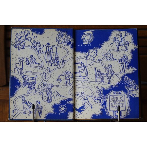 Vintage School Reader, Highroads To Reading Book Four 1930s W J Gage/ Nelson - Picture 3 of 8